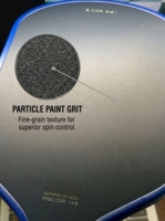 Raquette de pickleball MST J2CR Blue Particle Paint New HONOLULU, surface rugueuse, noyau en mousse EPP, haute performance, contrôle optimal, prête à être expédiée.
