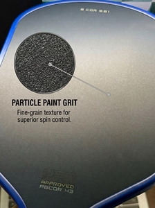 Racchetta da Pickleball MST J2CR Blue Particle Paint New HONOLULU, Superficie Ruvida, Nucleo in Schiuma EPP, Alta Prestazione e Controllo, Pronta per la Spedizione - Product Image 2