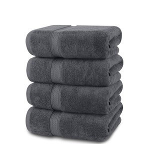 Ensemble de serviettes de sport pour la salle de sport en gros d'usine pour adulte serviette éponge de bain super absorbant la sueur serviettes brodées personnalisées - Product Image 1
