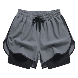 Short de course de football en plein air pour hommes, couleur et logo personnalisés, style décontracté 100% coton avec motif solide accepté par les OEM - Product Image 3