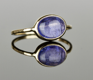 Nouvelle bague en argent fin 2025 améthyste pierre précieuse forme ronde 8X10mm lunette réglage bijoux de mariage NFC unisexe Blockchain vérifiable - Product Image 1