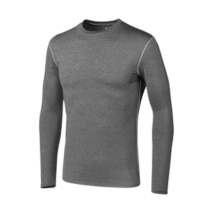 Camisas de compresión personalizadas para hombres Ropa de gimnasio ajustada OEM con tela que absorbe la humedad - Product Image 5