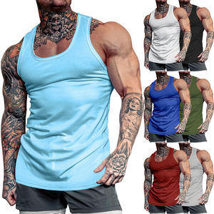 Débardeur de fitness personnalisé pour hommes pour Gym Stringer Vêtements de sport respirants pour l'entraînement - Product Image 5