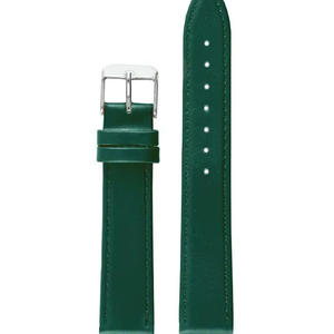 Unisex Leather 7 Green Luxury Watch Strap 20mm Breathable Water-Resistant <b>Smart</b> Watch Band Soft Lightweight Adjustable Stainless - Product Image 1