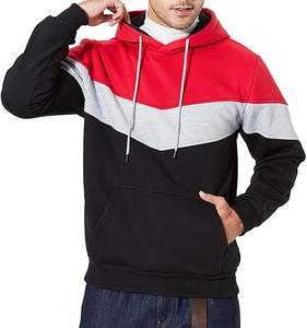 Sudadera con capucha de sublimación de algodón 100% de alta calidad para hombre, diseño personalizado, patrón sólido, ropa de calle de invierno con cuello con capucha - Product Image 1
