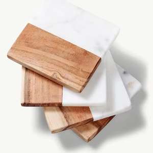 Posavasos de taza de té de Mesa de Piedra de ágata de la mejor calidad, alfombrillas y almohadillas para rebanadas de ágata, Decoración de mesa, vajilla, posavasos de té - Product Image 2