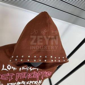 Sweats à capuche imprimés pour hommes personnalisés Design graphique tendance Streetwear pulls en coton OEM - Product Image 3