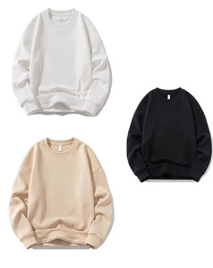 Pull durable 100% coton pour hommes 410 grammes sweats longueur régulière surdimensionné sans fermeture éclair nouveau style sweats - Product Image 6