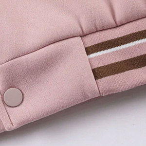2024 personnalisé hommes de haute qualité hiver Letterman col montant capuche veste nouvel état tenue décontracté haute rue Style - Product Image 6