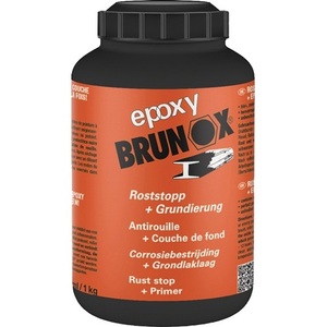 Peintures acryliques Convertisseur de rouille Époxy 1000ml Contenant à appliquer au pinceau BRUNOX - Product Image 1