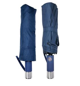Paraguas Plegable Clásico de Poliéster con Varillas Reforzadas, Semi-Automático, Protección Solar y Contra la Lluvia, Resistente al Viento, Multicolor, Premium, Unisex - Product Image 4