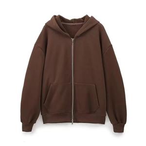 Conjunto Deportivo Informal de Invierno para Hombre, Sudadera con Capucha Holgada con Cordón, Pantalones Deportivos Anchos de Felpa, 100% Algodón - Product Image 5