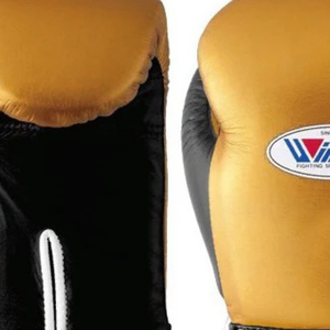 Professional Black Gold Leather Boxing Gloves <b>Velcro</b> Wrist Training Sparring Gloves for Men and Women - Product Image 6