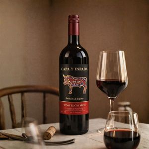 Capa y Espada - Vino Rosso Secco Tempranillo Garnacha 11% ABV, Vino Rosso Giovane Spagnolo 750ml - Product Image 3