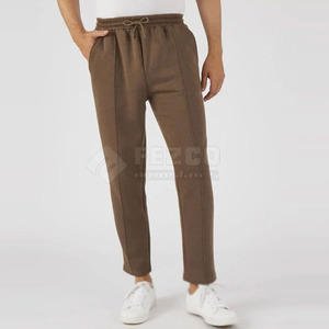 Pantalones de chándal de algodón para hombre, precio al por mayor, con cintura elástica, logotipo de marca personalizado impreso, ropa informal de alta calidad - Product Image 1