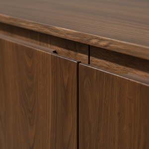 Buffet Ethnicraft Wave (deux portes et trois tiroirs) brun foncé - Product Image 2