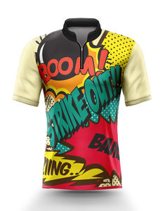 Polo de sport réversible pour hommes, uniforme de l'équipe de bowling avec nom personnalisé, maillot de football respirant et ample imprimé par sublimation - Product Image 6