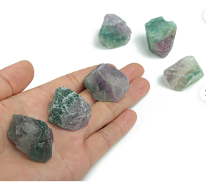 Meilleure qualité Offre Spéciale en vrac cristal de Fluorite arc-en-ciel naturel cristal de guérison brut de l'inde - Product Image 5