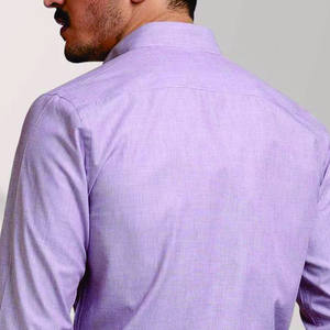 Camisas informales de Primavera de punto personalizadas de manga larga para hombre 100% algodón transpirable cómodo - Product Image 5