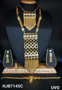 Collar africano de cuentas negras, pulsera, anillos de dedo, compra a granel, descuento, 4 piezas - Product Image 4