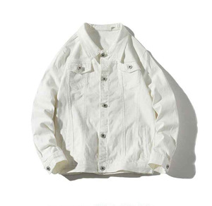 Chaqueta vaquera de manga larga para hombre, talla grande, hecha a medida, informal, 100% algodón, para invierno, estilo sencillo, en oferta. - Product Image 2