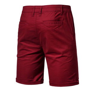 Pantalones cortos chinos de talla grande de verano para hombre con estilo, pantalones casuales de Color sólido, decoración con cremallera, diseño personalizado, pantalones cortos transpirables calientes - Product Image 6