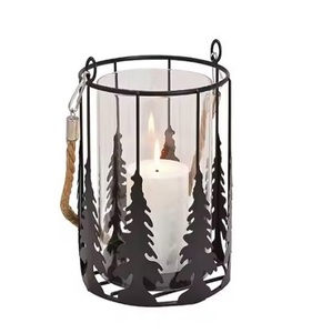 Bougeoirs en métal de qualité supérieure les plus vendus et pots votifs pour la décoration intérieure mariages cadeaux arrivée de noël chaude - Product Image 4