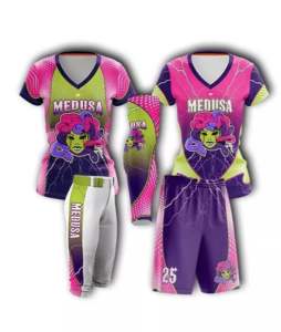 Uniforme de Softbol para Mujer de Gran Calidad 2026, Paquete de Uniformes de Softbol con Diseño Personalizado, Camisetas de Softbol con Pantalones y Visera para Uso en Béisbol - Product Image 3