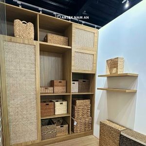 Minimalist <b>Rattan</b> Storage <b>Cube</b> Organizer Factory Wholesale Supply - Product Image 4