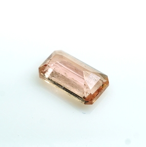Topacio imperial rosa natural facetado en forma de octágono - Product Image 2