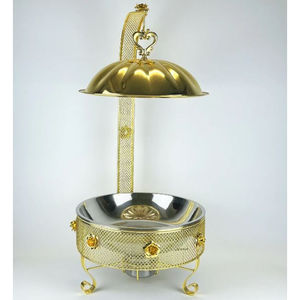 Fabricantes y proveedores de estufa calentadora de alimentos de acero inoxidable plateado, plato de frotamiento, calentador de Buffet, pantalla para restaurante de Hotel - Product Image 2