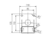 Support mural pour caméra de surveillance YUNTUO 304/316L, accessoire de surveillance, support de fixation pour caméra CCTV