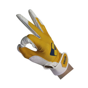 Gants d'équitation en cuir synthétique personnalisés durables et confortables pour droitier Jeunes Tailles pour adultes - Product Image 1