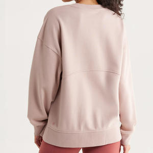 Sudadera de mujer con logotipo personalizado y bordado estampado, Jersey cómodo diseñado para uso diario informal a la moda y al aire libre - Product Image 6