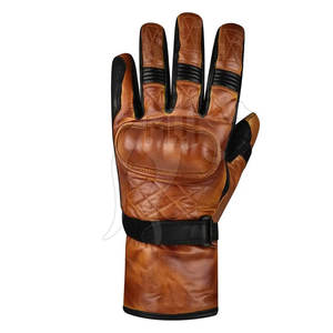 Guantes de moto genuinos reales Guantes de carreras de motos de cuero de vaca Guantes de moto de la mejor calidad - Product Image 3
