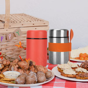 กระติกน้ำร้อนสแตนเลสคุณภาพสูงแบบใหม่สำหรับเด็ก พร้อมช้อนในตัว เก็บความร้อนได้นาน - Product Image 6