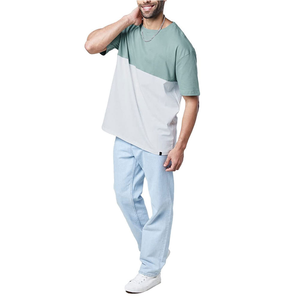 Camiseta transpirable de punto de algodón 100% de manga corta con ropa informal de moda de alta calidad para hombre hecha en Pakistán - Product Image 2