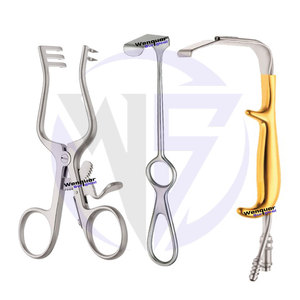 เครื่องมือทางการแพทย์เครื่องมือดึงกลับสำหรับการผ่าตัดชุดทอง3ชิ้นเครื่องมือแบบแมนนวลทำจากสเตนเลส - Product Image 4