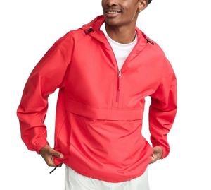 Chaqueta Cortavientos OEM para Hombre, Tejida, con Cuello Alto, Logotipo Frontal, Acolchada, Ligera, Transpirable, de Secado Rápido, Resistente al Viento - Product Image 3