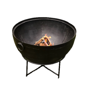 Brasero en fer au design admirable avec support, brasero extérieur de forme ronde de la plus haute qualité pour accessoires de jardin - Product Image 6