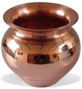 Luxurious Selling Brass Lota Kalash Ayurvedic Water Drinking <b>Drinkware</b> Ayurvedic Health Benefits Authentic Pooja <b>Accessories</b> - Product Image 1