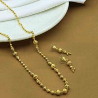 Colliers en perles plaquées or micro 14K 18K 24K, colliers courts, bijoux en laiton rempli d'or, Oro Joyeria, vente en gros de mode