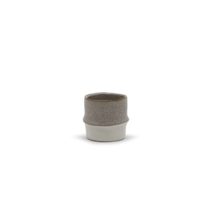 CUC1103 - แจกันทรงกระบอกเซรามิกสองสีขนาดเล็ก - สูง 3.1 นิ้ว - Product Image 1