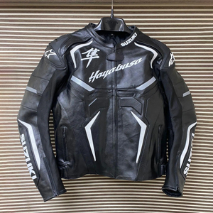Veste de moto pour hommes à prix de gros du fabricant pakistanais Veste en cuir coupe-vent de haute qualité imprimée en ligne à la mode - Product Image 4