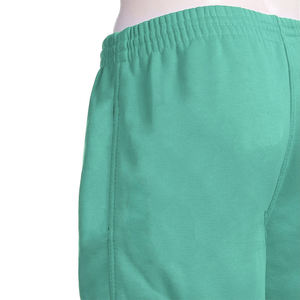 บริการ OEM กางเกงขาสั้นผู้ชายสำหรับฤดูร้อน สีเขียวอมฟ้า สไตล์ลำลอง สตรีทแวร์ เอวยางยืดแบบมีเชือกผูก ระบายอากาศได้ดี เป็นมิตรกับสิ่งแวดล้อม ความยาวระดับเข่า - Product Image 4