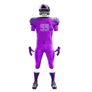 Uniformes de football américain personnalisables Tissu respirant de haute qualité avec logos d'équipe personnalisés pour des vêtements de sport élégants et durables - Product Image 3