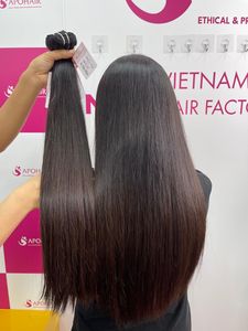 Paquete de trama plana ondulada Natural de cabello Remy virgen 100% Color Natural al por mayor con cutícula saludable alineada - Product Image 5