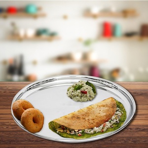 แผ่นโลหะน้ำหนักเบาวางซ้อนกันได้และทำความสะอาดง่ายสำหรับการเดินป่าและเครื่องบินอาหารค่ำกลางแจ้ง - Product Image 3