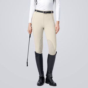 Pantalon taille haute femme à la mode bon marché personnalisé par l'usine OEM pantalon d'équitation antidérapant portable avec jodhpur en silicone et culotte - Product Image 6