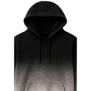 Sudadera con Capucha Extra Grande de Felpa de Algodón 100 % de Alta Calidad de 400 g/m² para Hombre, Temporada de Invierno, con Impresión de Logotipo Personalizado - Product Image 4